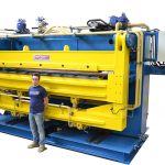 Сшивная машина для непрерывной линии 2800 х 5 мм Гидравлические зажимы для фиксации шва